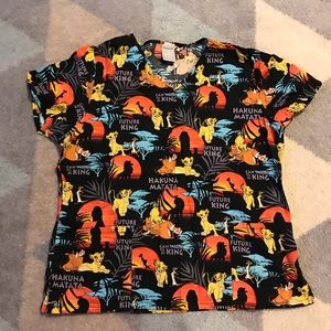 Lion king simba Hakuna matata scrub top scrubs